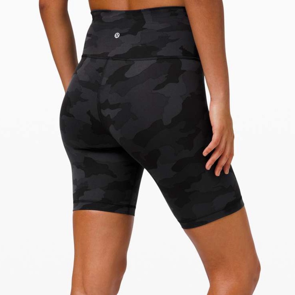 Lululemon Wunder Train High Rise Short 8" Heritage 365 Camo Deep Coal Multi 2